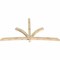Ekena Millwork Davenport Rough Sawn Timber Gable Bracket, Douglas Fir, 108"W x 58"H x 4"D x 4"F, 13/12 Pitch GBW108X58X0404DAV00RDF - alternate 3